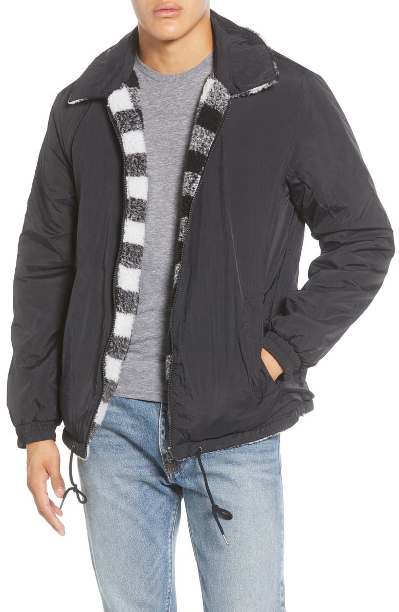 UGG<sup>®</sup> UGG Mace Water Resistant Reversible Jacket, Alternate, color,