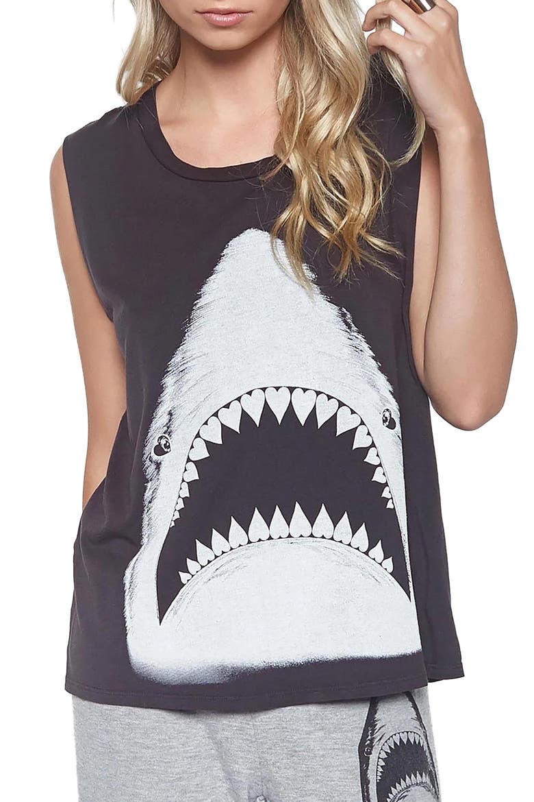 KEL- LRG Shark Tee, Main, color, Onyx