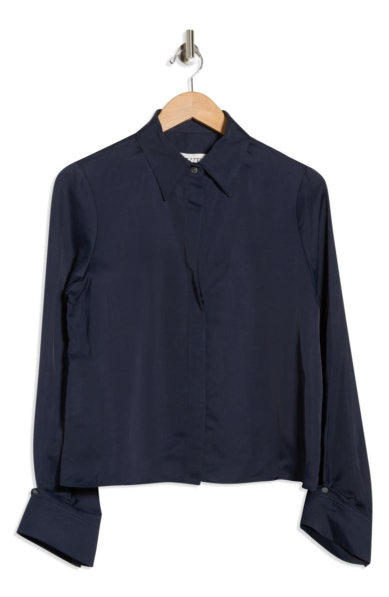 TWP Button Me Up Shirt, Alternate, color, Midnight