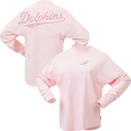 FANATICS Women's Fanatics Branded Pink Miami Dolphins Millennial Spirit Jersey T-Shirt