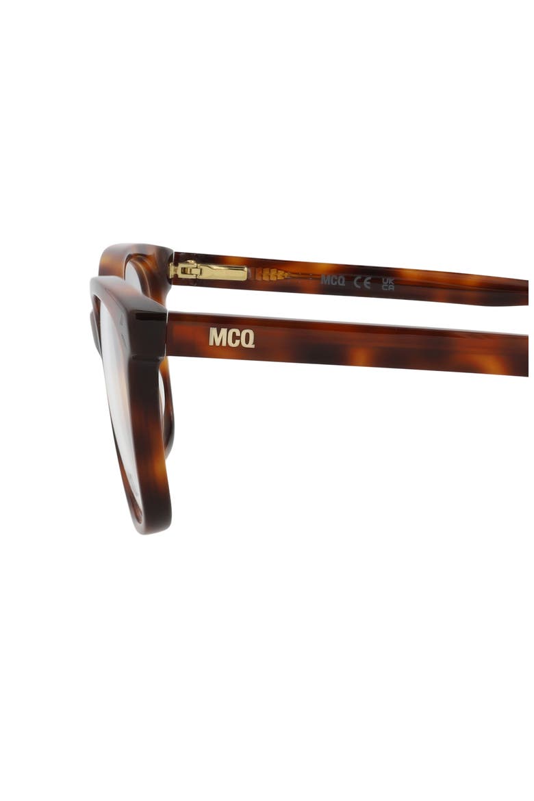 49mm Square Optical Glasses, Alternate, color, HAVANA HAVANA TRANSPARENT