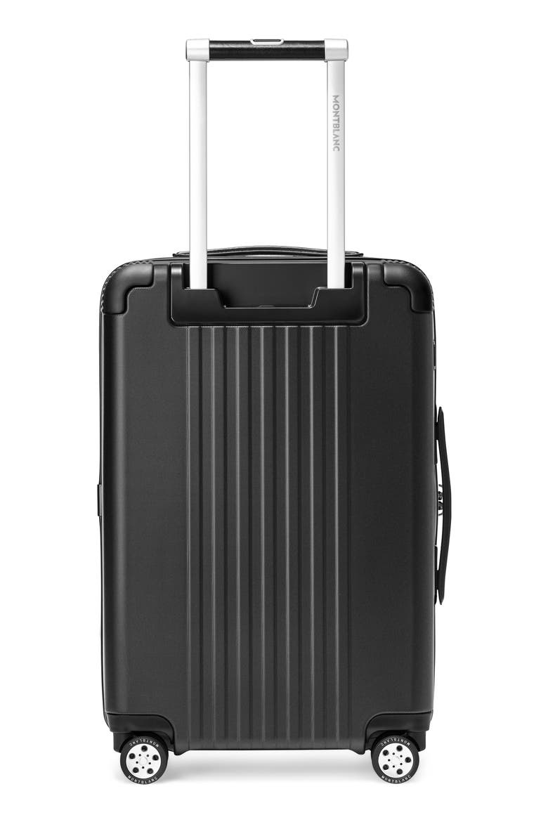 #MY4810 Cabin Trolley Compact Carry-On Spinner Luggage, Alternate, color, BLACK