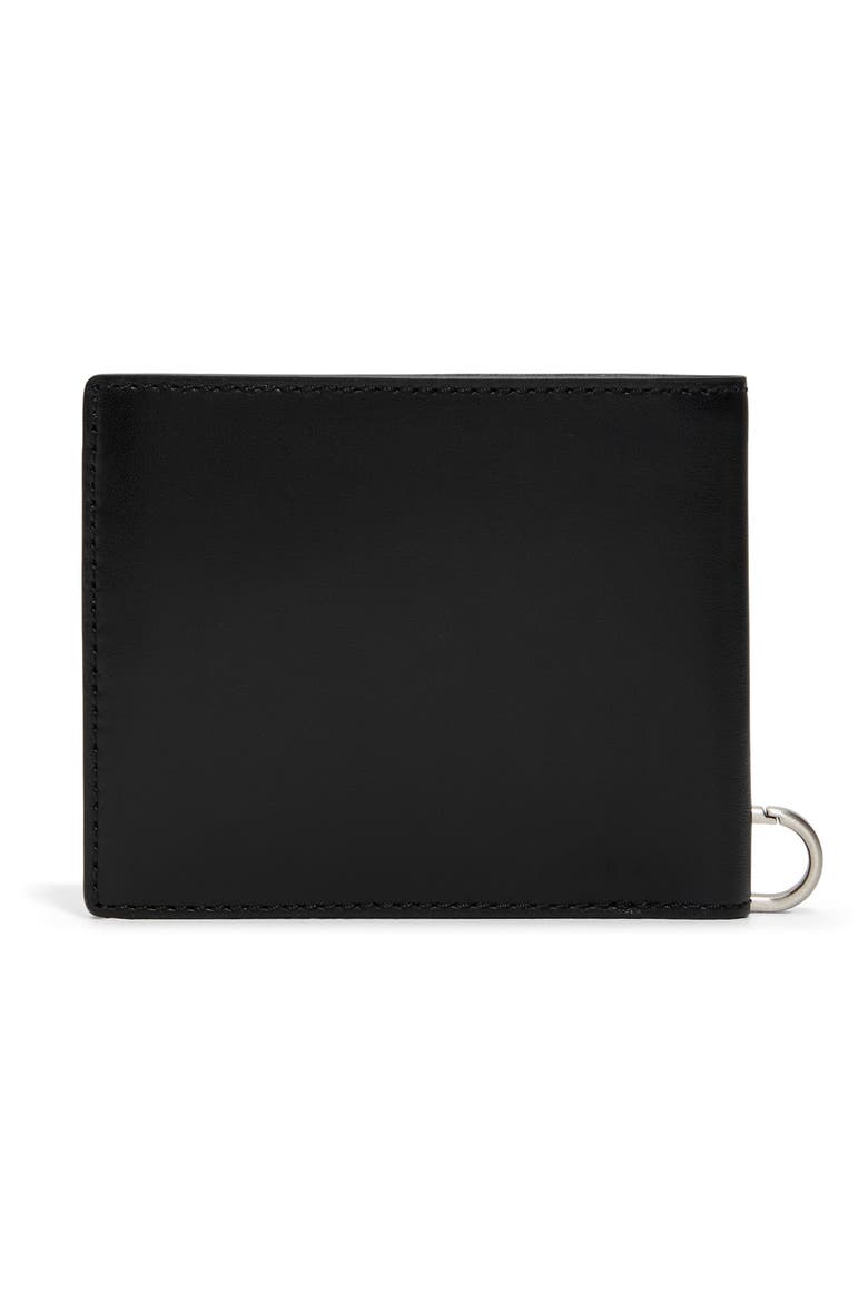 Leather Wallet & Key Chain Set, Alternate, color, OTHER BLACK