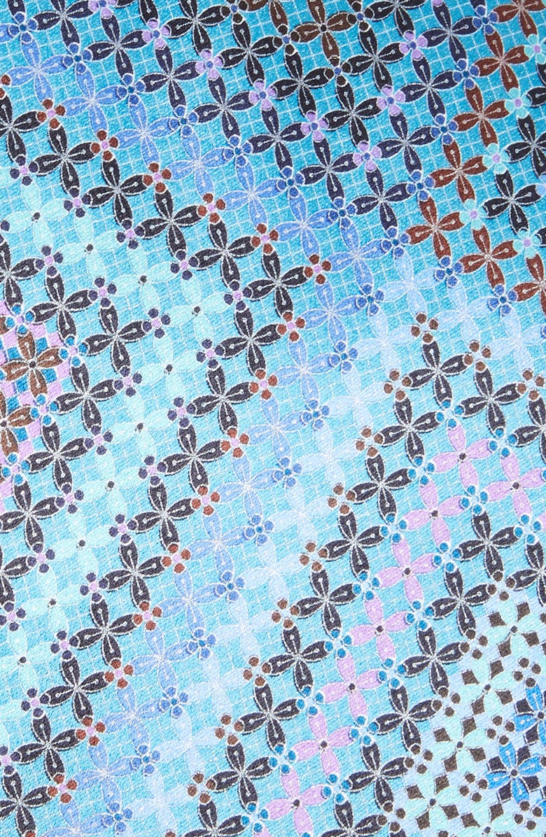 ZEGNA Ermenegildo Zegna Quindici + Quindici Medallion Silk Tie, Alternate, color,