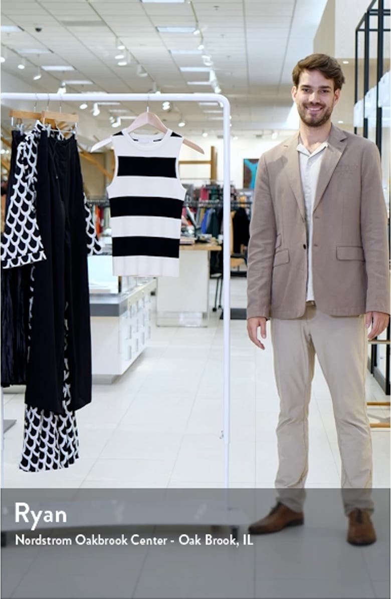 Tori Stripe Sleeveless Sweater, sales video thumbnail