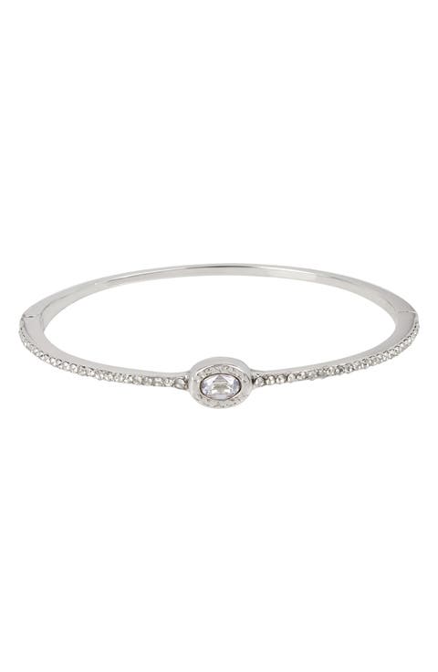 Signature Logo Pavé Bangle