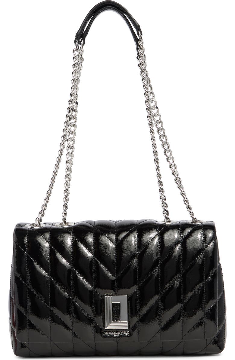 KARL LAGERFELD PARIS Lafayette Medium Shoulder Bag, Main, color,