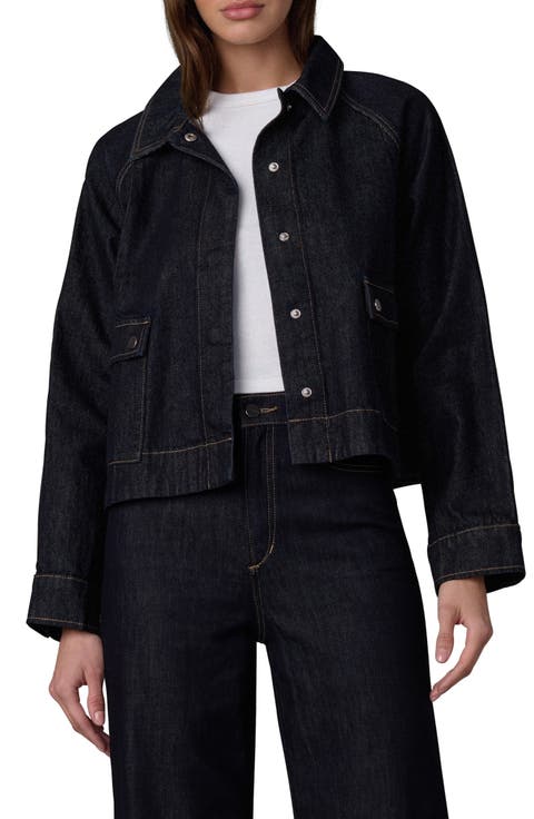 The Patch Pocket Denim Swing Jacket
