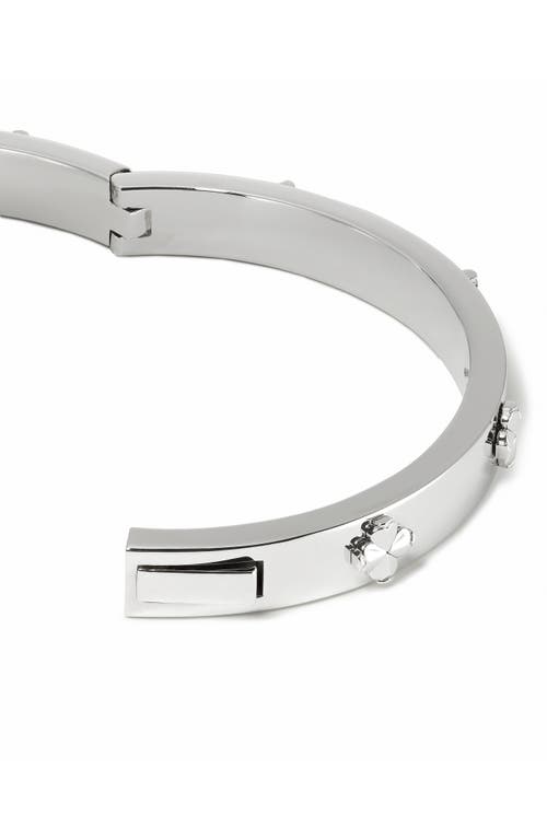 Kate Spade New York Spade Hinge Bracelet In Metallic