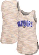 CONCEPTS SPORT Women's Concepts Sport White Golden State Warriors Sunray Tank Top