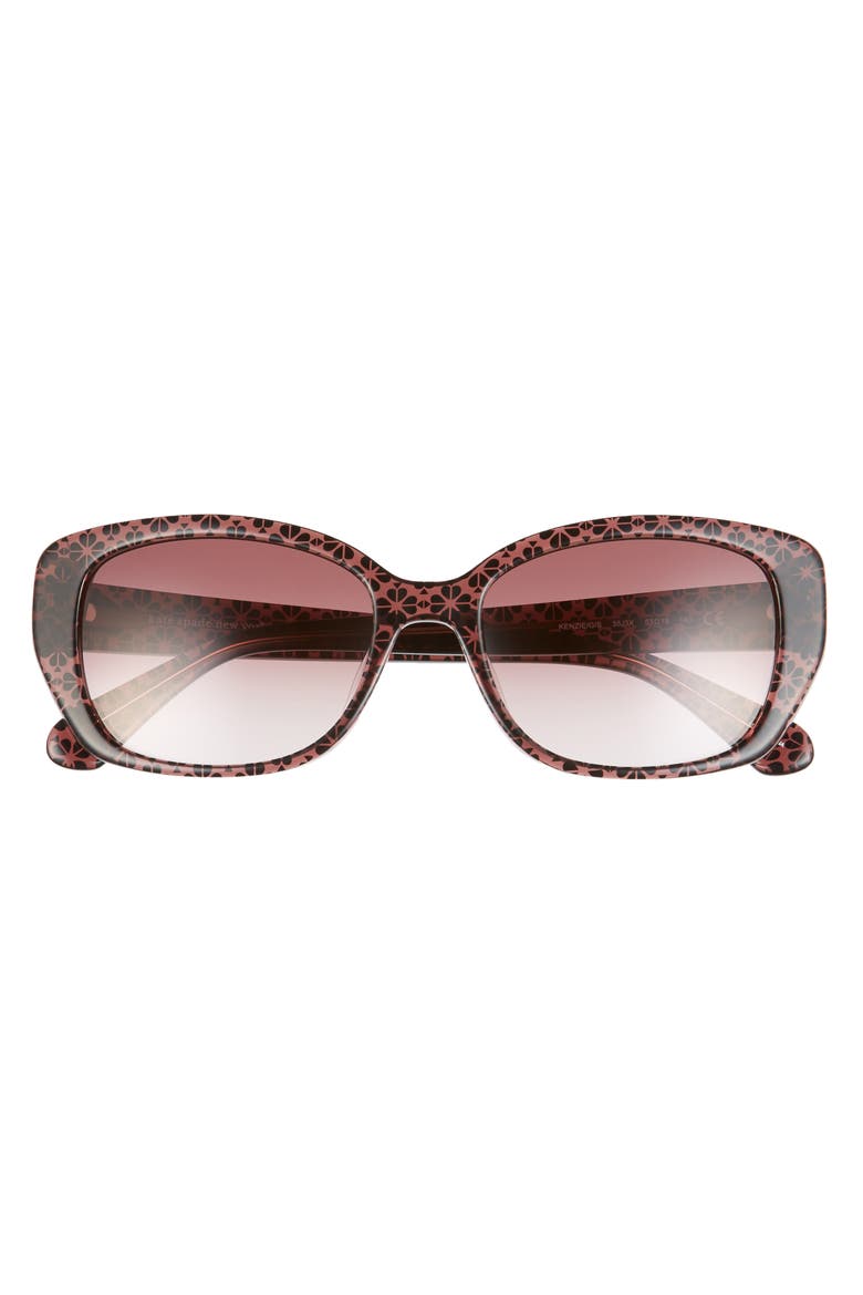 kenzie 53mm oval sunglasses, Alternate, color, BROWN PINK/ PINK GRAD