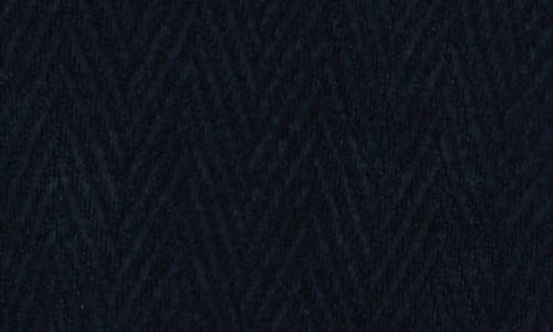 90 Degree By Reflex Herringbone Crop Pullover Sweatshirt In Blue