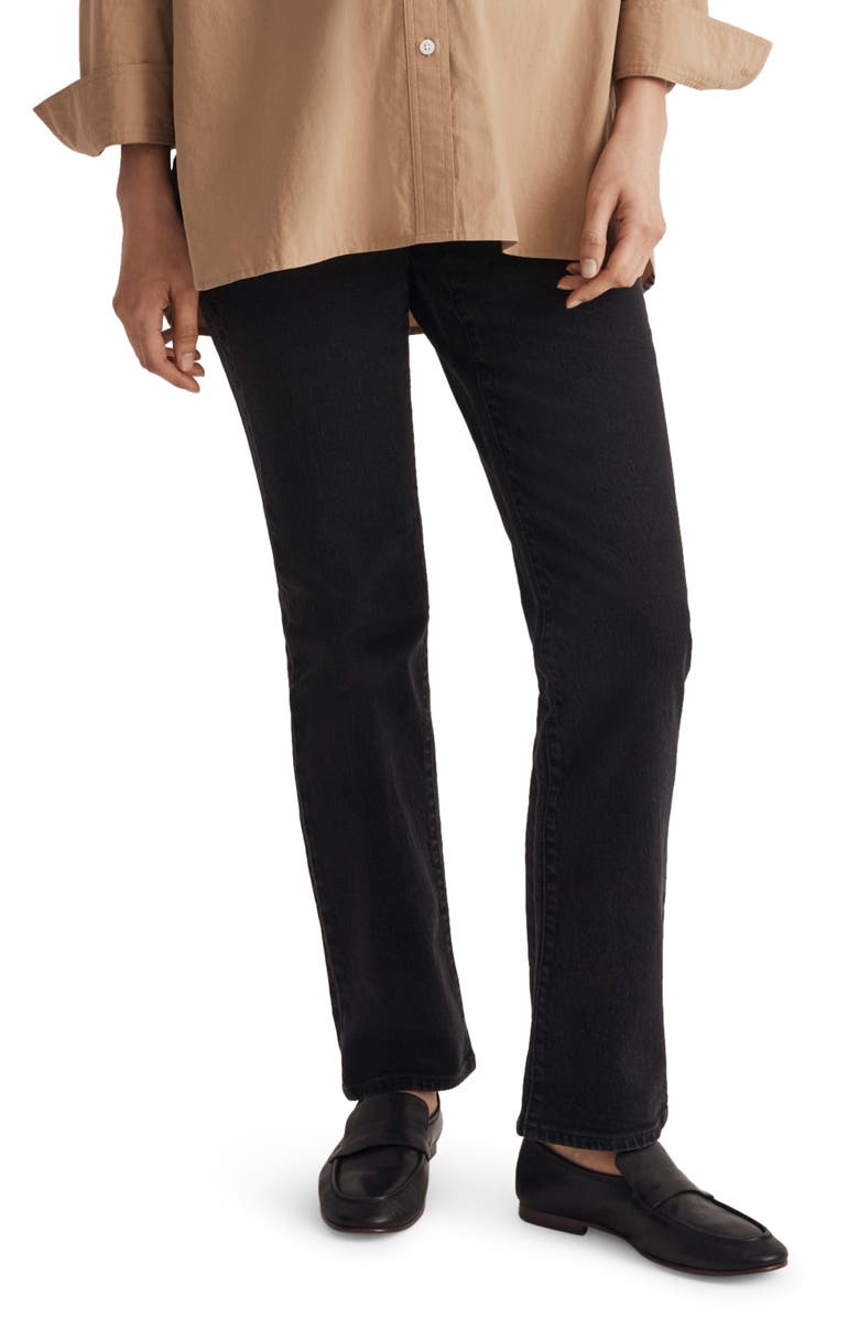 Madewell The Maternity Over the Belly '90s Straight Leg Jeans, Main, color, 