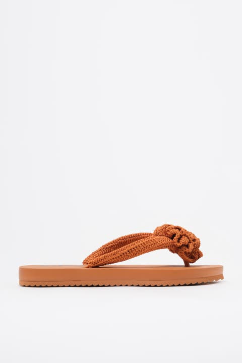 Crochet Flower Flip-Flop