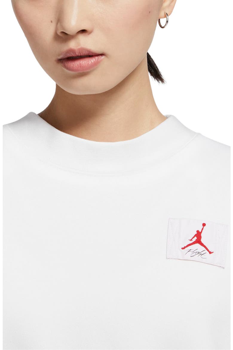 Nike Jordan Flight Women's Fleece Sweatshirt, Alternate, color, WHITE