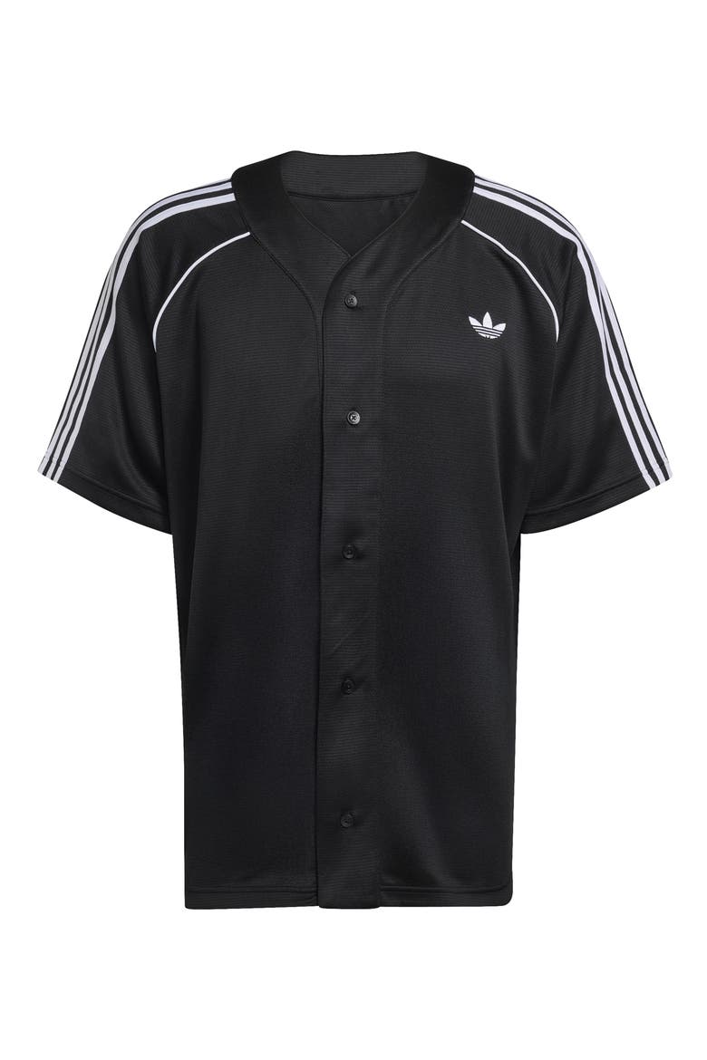 Adicolor Baseball Jersey, Alternate, color, BLACK/ WHITE/