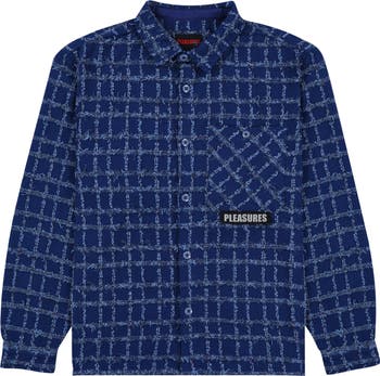 PLEASURES Periodic Textured Shirt Jacket | Nordstrom