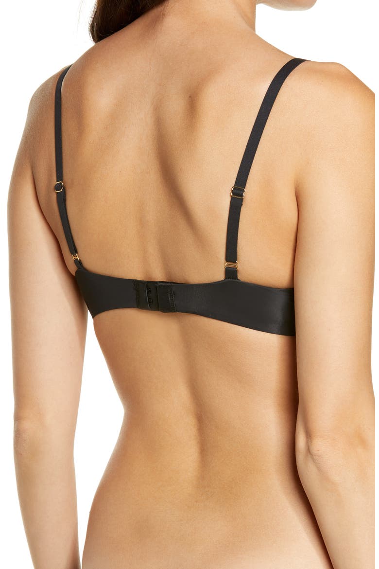 Jelly Sheer Underwire Bra, Alternate, color, ONYX