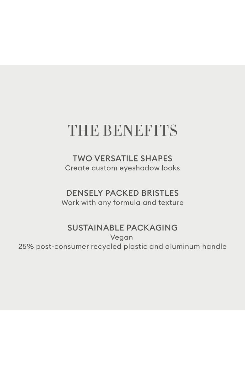 Rose Inc Number 8 Dual-Ended Eyeshadow Brush, Alternate, color, NO COLOR