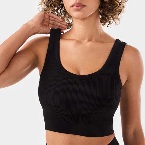 Tavi Seamless Vibe Rib Bra In Blue