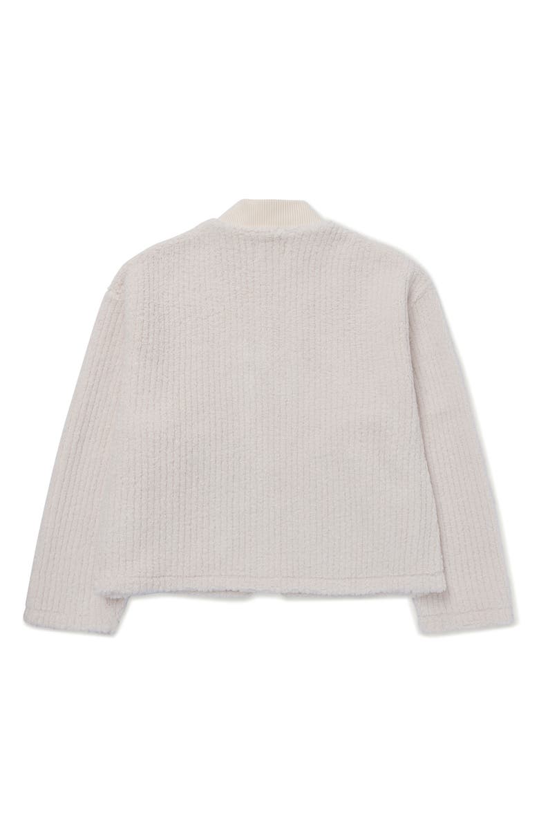 HONOR THE GIFT Muse High Pile Fleece Crop Cardigan, Alternate, color, 