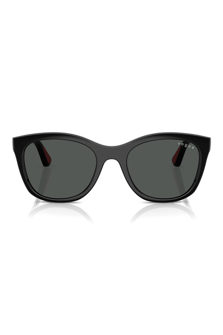Kids' 46mm Small Phantos Sunglasses, Main, color, BLACK