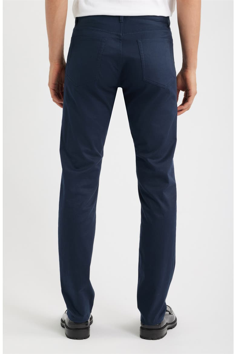 Raffi Soft Stretch Cotton & Lyocell Slim Leg Pants, Alternate, color, BALTIC