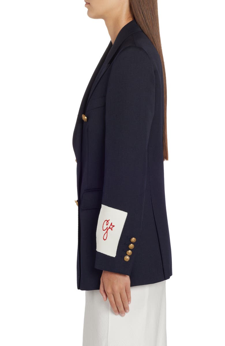 Golden Goose Diva Double Breasted Blazer, Alternate, color, Dark Blue