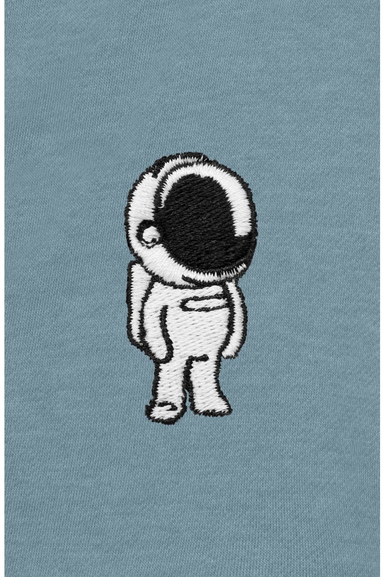 Womens Astronaut Midweight Washed Fleece Shorts, Alternate, color, Misty Blue