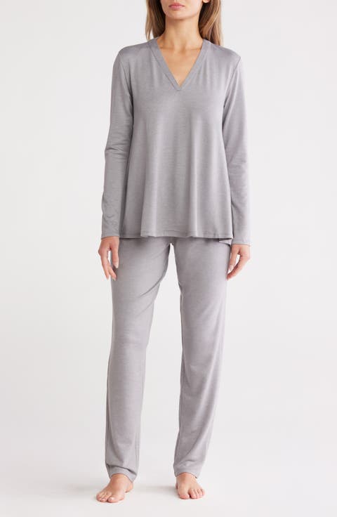 French Terry Long Sleeve Top & Pants Pajamas