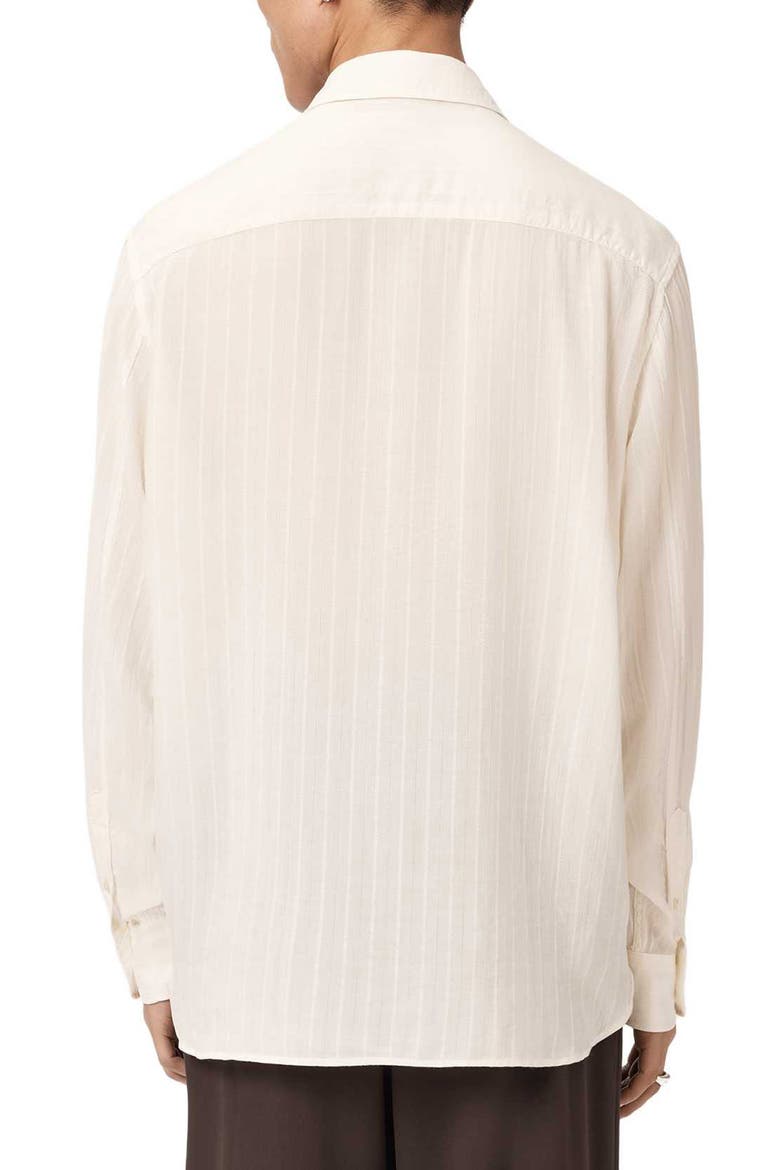 Carlyle Oversize Button-Up Shirt, Alternate, color, IVORY WHITE