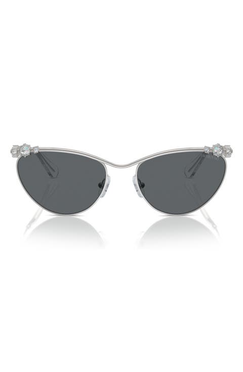 58mm Cat Eye Sunglasses