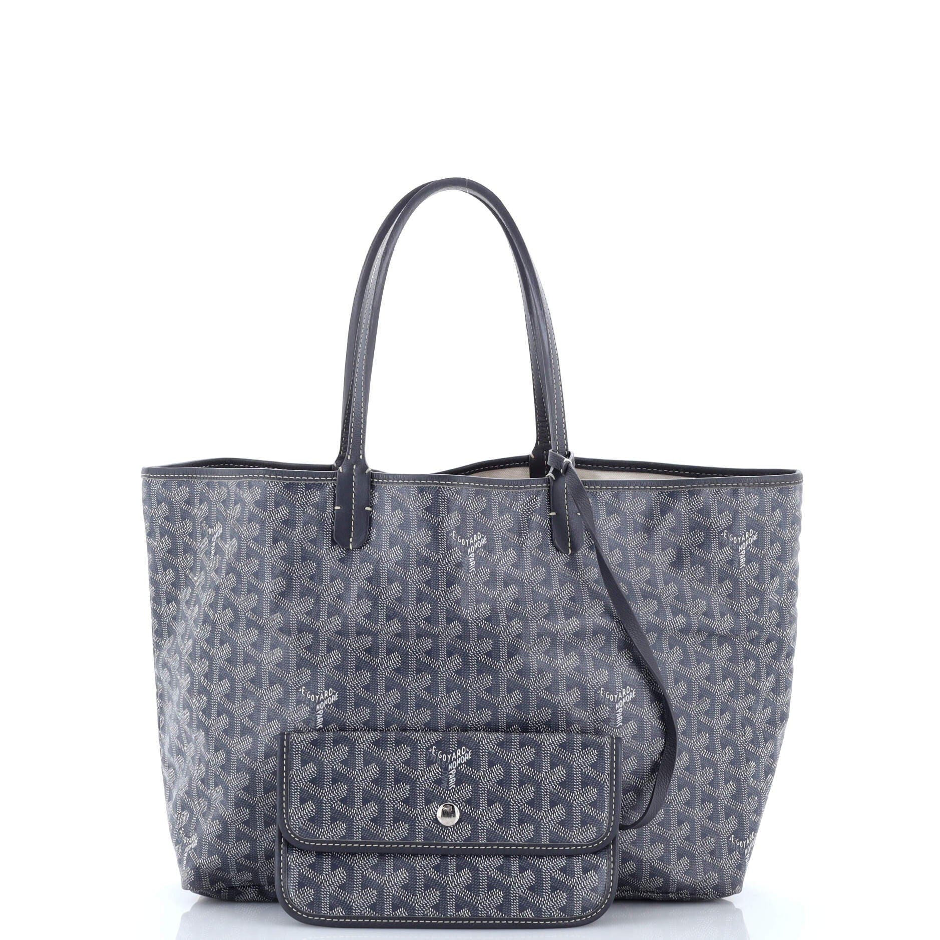 Pre-Owned Goyard Saint Louis Tote Coated Canvas PM, Alternate, color, Gray