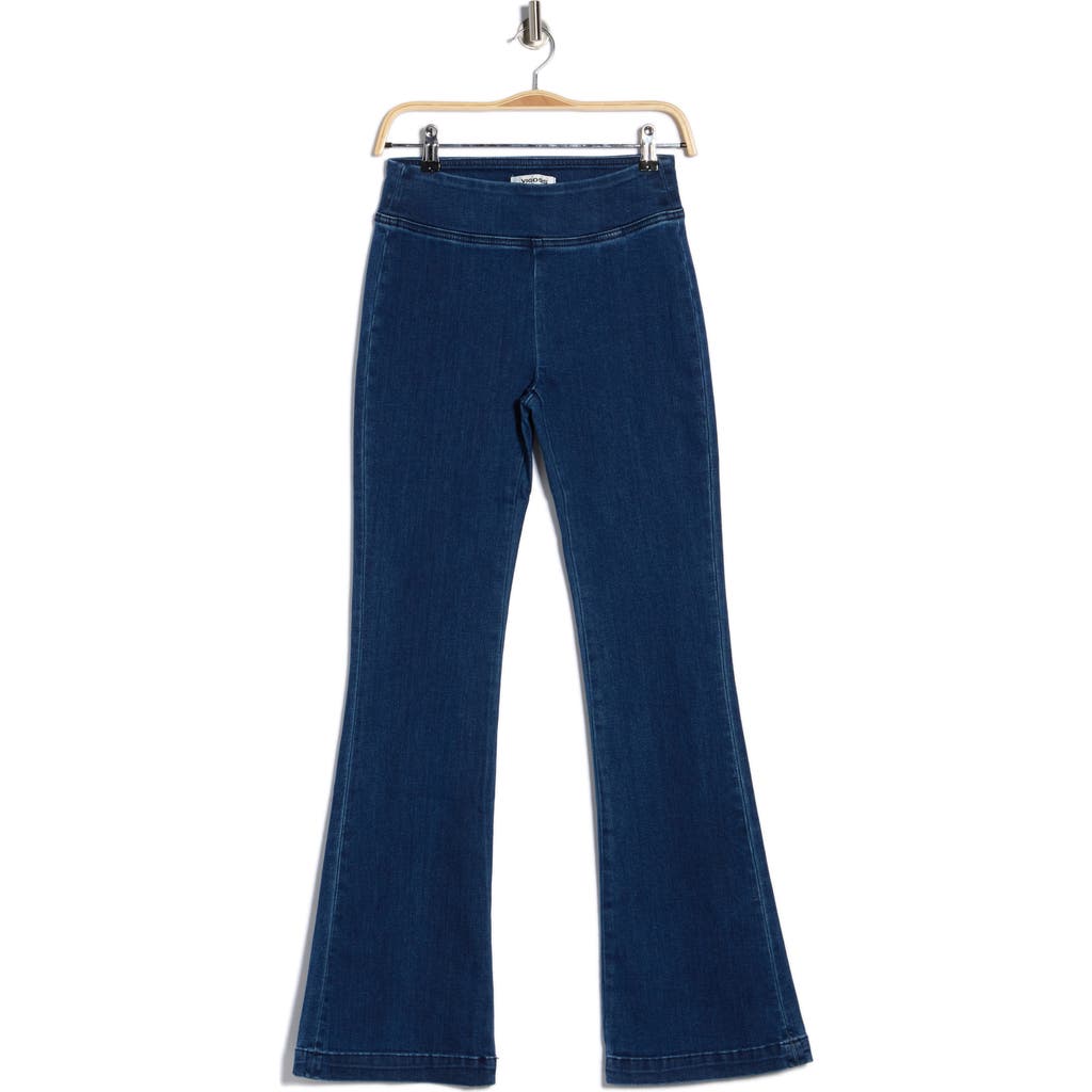Vigoss High Waist Bootcut Pull-on Jeans In Blue