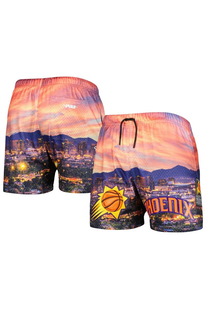 Men's Pro Standard Phoenix Suns Cityscape Shorts, Main, color, Pink