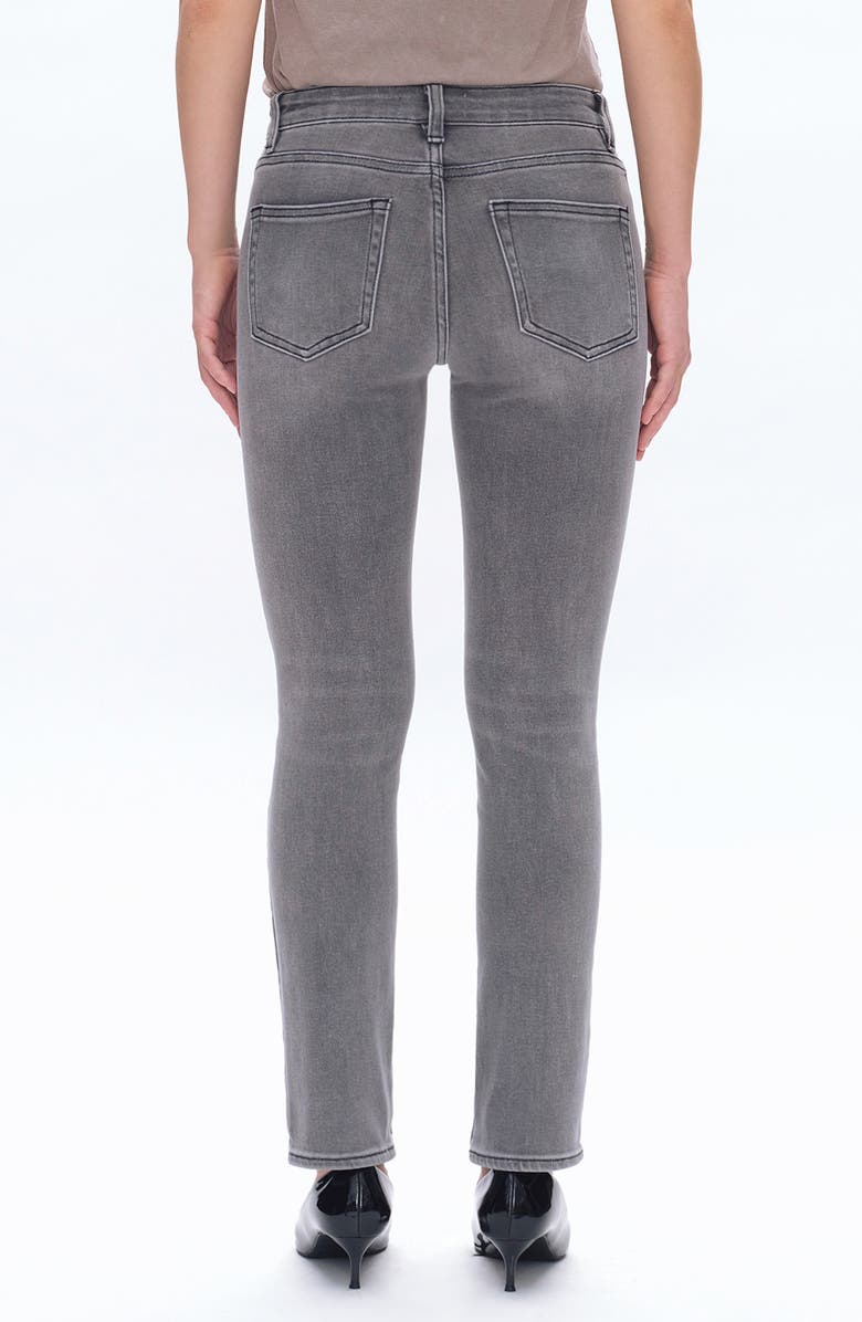 Bayeas Emily High Waist Slim Straight Leg Jeans, Alternate, color, Stone Grey