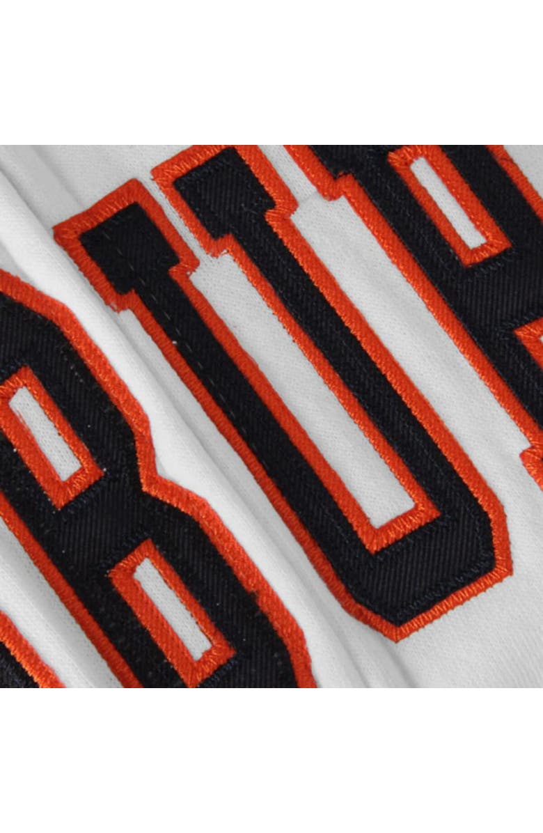 COLOSSEUM Women's Stadium Athletic White Auburn Tigers Arched Name Full-Zip Hoodie, Alternate, color, White