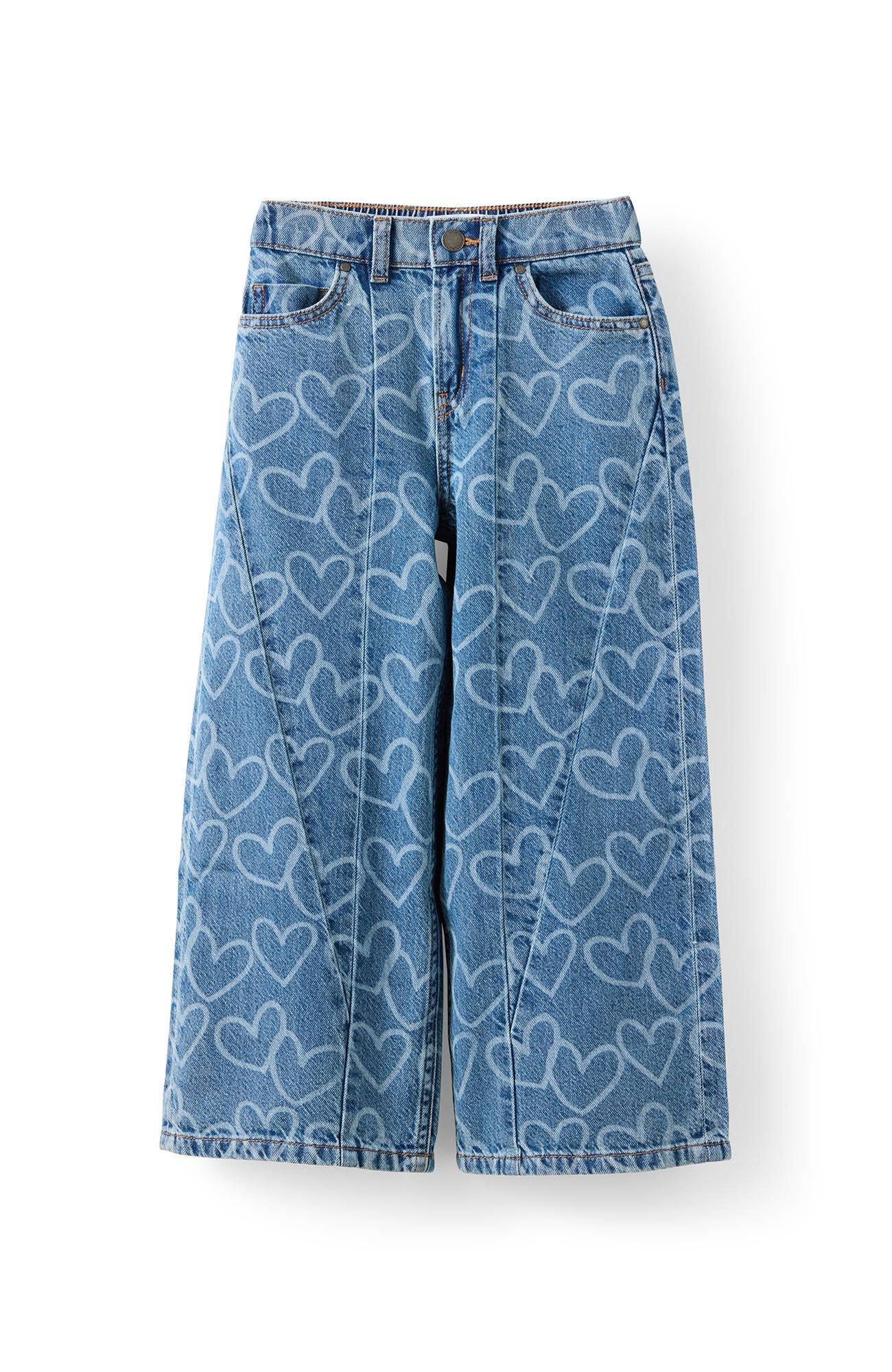 Blue Haven Mid Blue Hearts