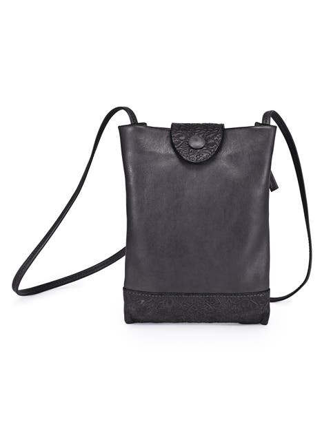 Lily Genuine Leather Structured Convertible Crossbody