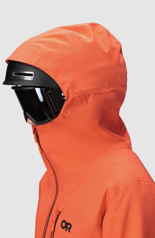 Outdoor Research Hemispheres Team Gore-tex® Waterproof Jacket In Orange