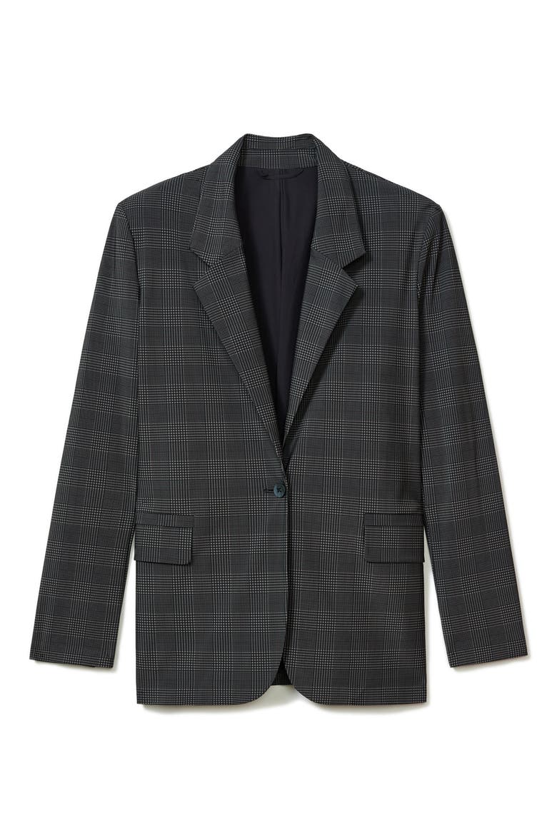 Double Bonded Oversized Blazer, Alternate, color, TAUPE GLEN PLAID
