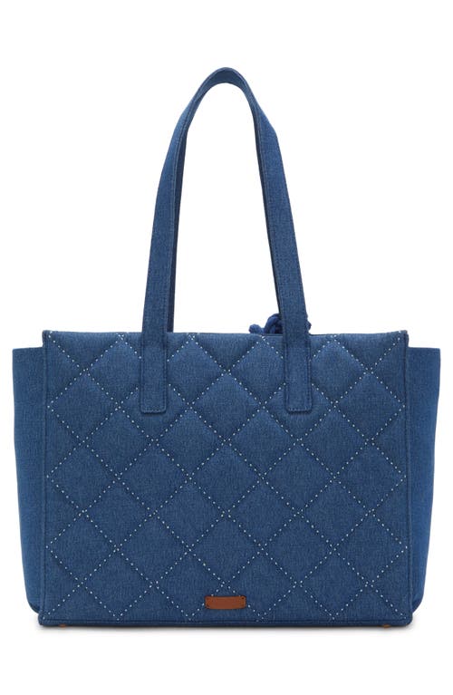 Vince Camuto Barry Quilted Denim Tote