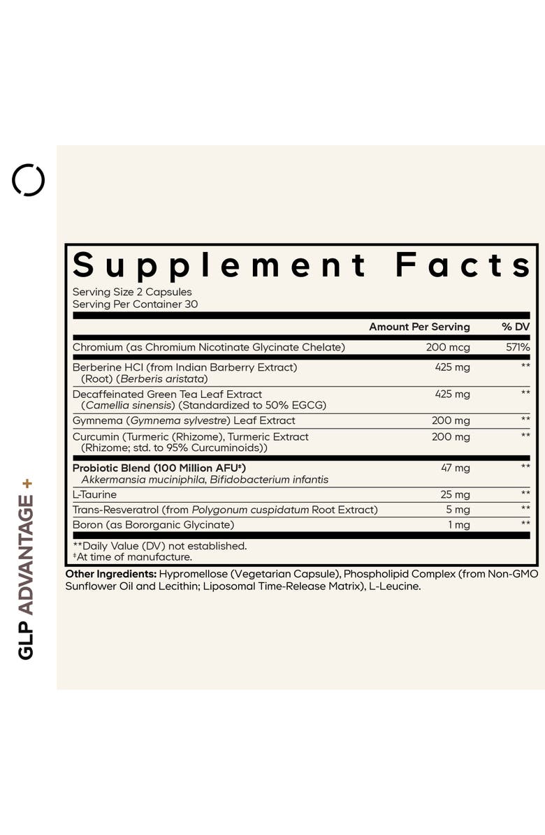 Codeage GLP-Advantage+ Liposomal GLP-1 Supplement, Alternate, color,