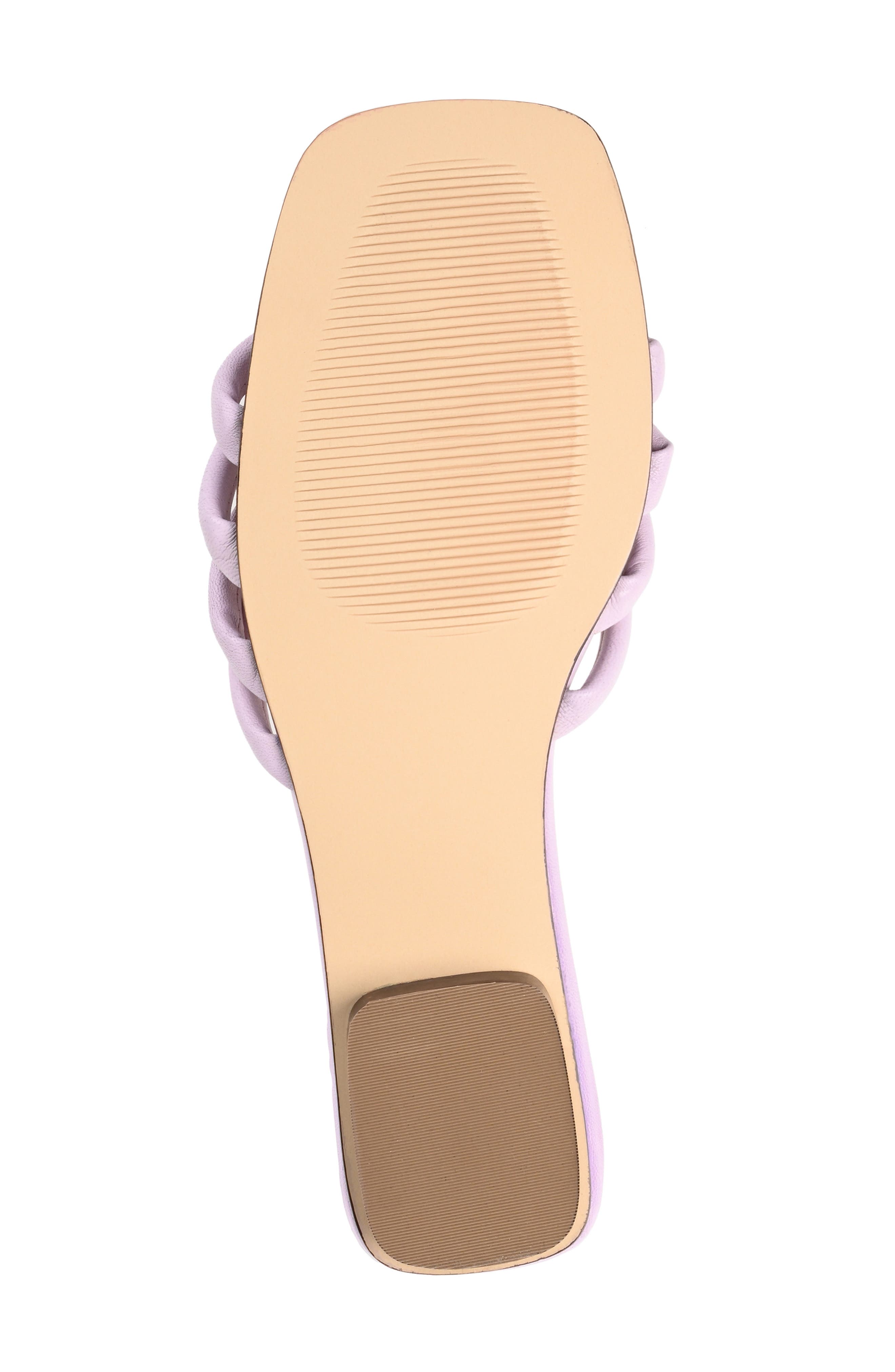 Journee Collection Cenci Strappy Slide Sandal, Alternate, color, Lilac