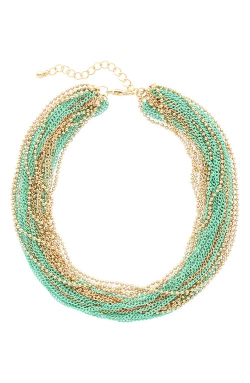 Olivia Welles Lucille Layered Chain Necklace In Gold