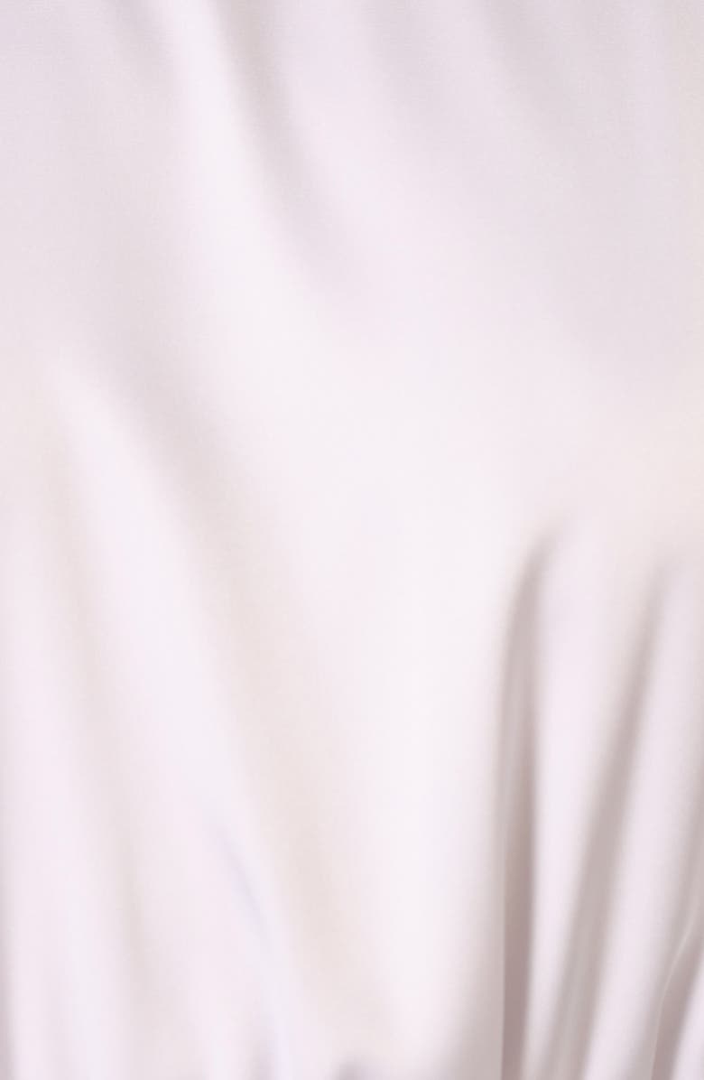 Petal & Pup Annalise Ruffle Satin Dress, Alternate, color, White