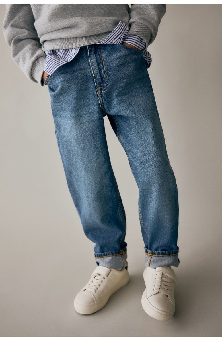 H&M Loose fit jeans, Alternate, color, Denim Blue