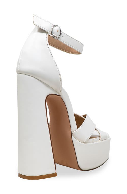 CHASE & CHLOE CHASE AND CHLOE ROSETTA PLATFORM SANDAL 