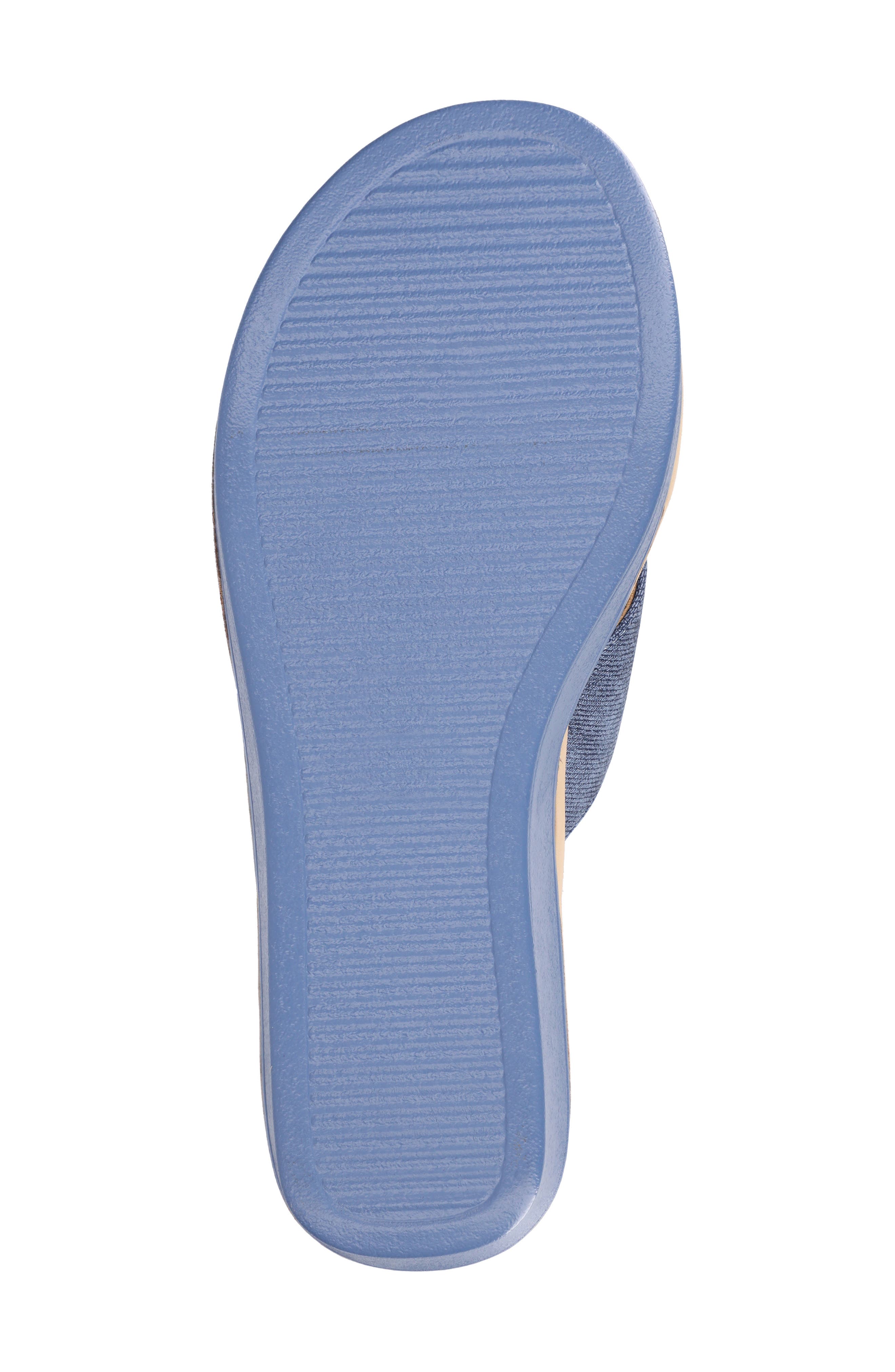 Biara Platform Wedge Sandal, Alternate, color, DENIM