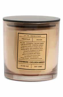 PORTOFINO CANDLES Cashmere & Golden Amber Artisan Candle